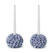 Load image into Gallery viewer, Hydrangea Flower Bud Vase/Taper Holder Blue
