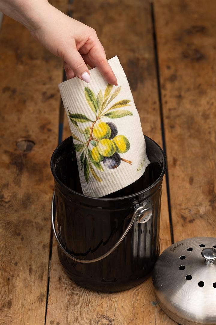 Olives Swedish Dishcloth