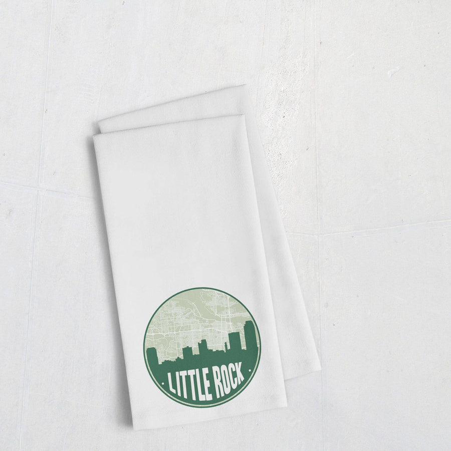 Little Rock AR city tea towel