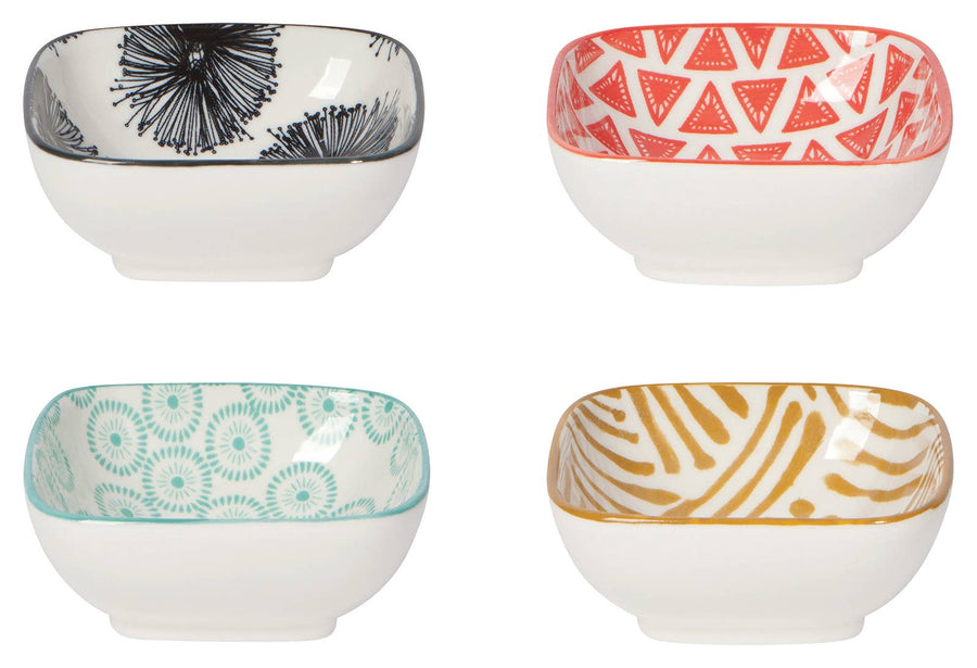 Mix and Prep Stamped Square Pinch Bowls