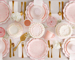 PEMBROKE PINK EDGE SCALLOP