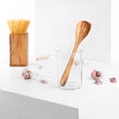 Load image into Gallery viewer, Handcrafted Olive Wood Corner Spoon
