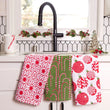 Load image into Gallery viewer, Scandi Ornaments Cotton Kitchen Towel (s/3)
