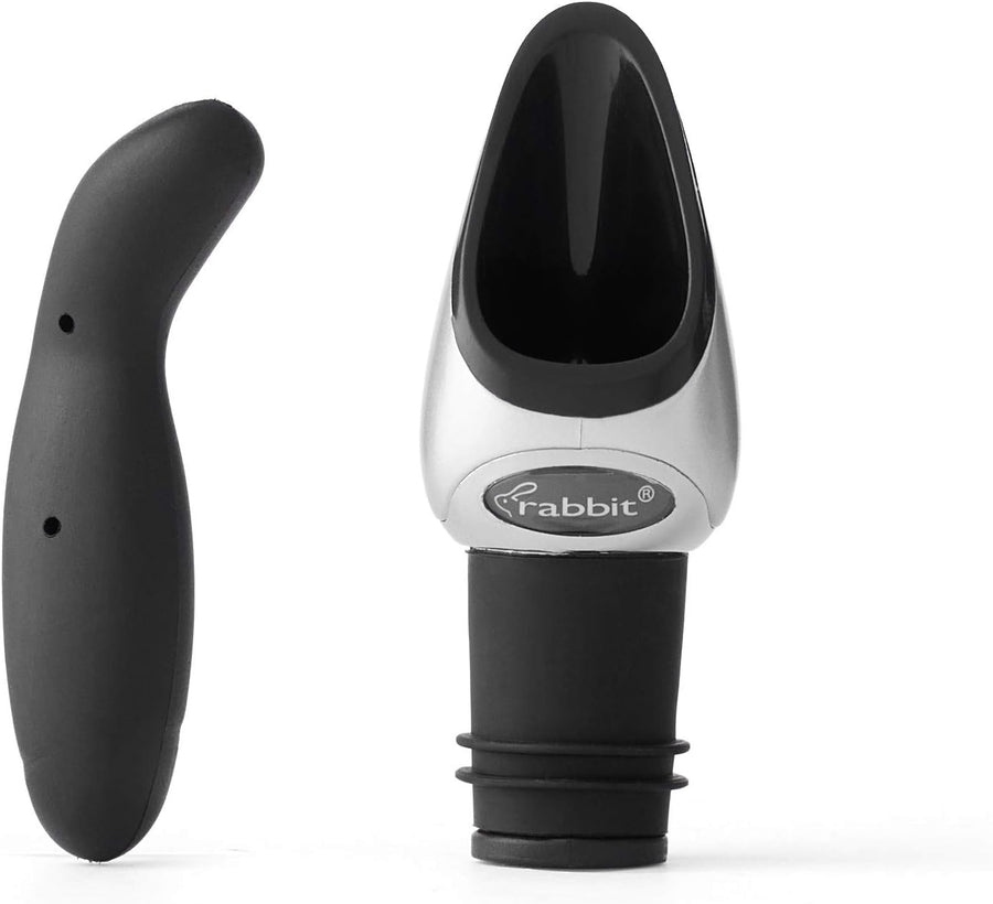 WINE POURER W/ STOPPER