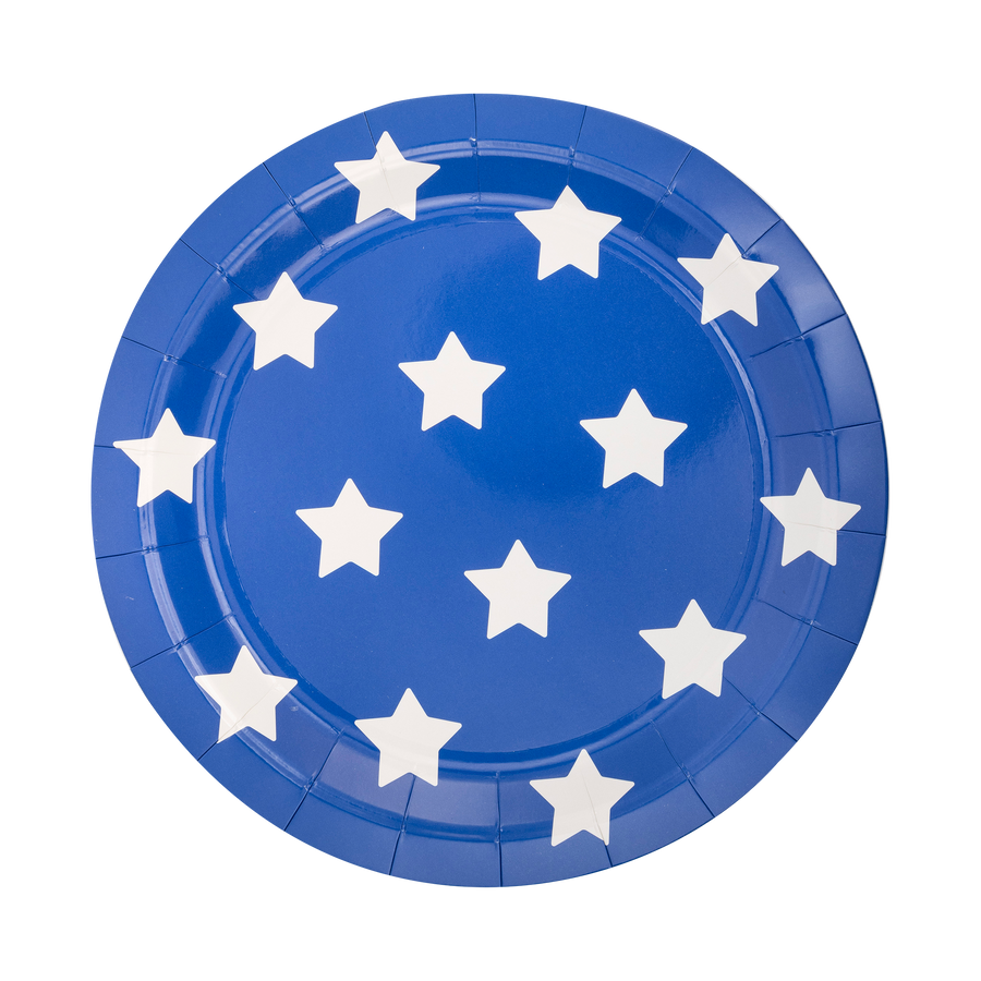 BLUE STARS PLATE