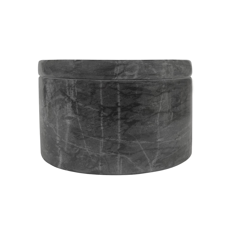 Black Marble Double Salt Cellar