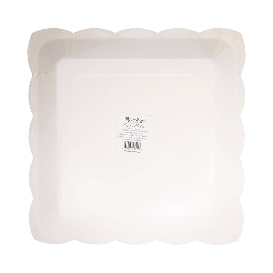 RED STRIPE PLATE