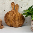 Load image into Gallery viewer, Olive Wood Round Paddle Board: 10&quot;  x 6.5&quot;

