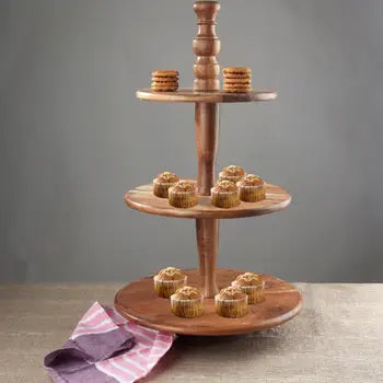 Acacia 3-Tier Cake Stand