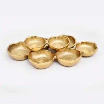 Gold 8 Bowl Cluster
