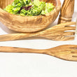 Load image into Gallery viewer, Olive Wood Salad Serving Forks
