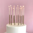 Load image into Gallery viewer, Glitter Wish 3&quot; Beeswax Candles Gold (10)
