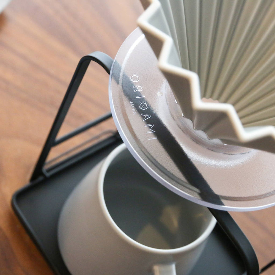 ORIGAMI AS Resin Dripper Holder: Clear