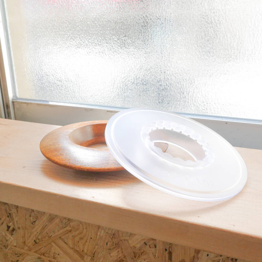 ORIGAMI AS Resin Dripper Holder: Clear