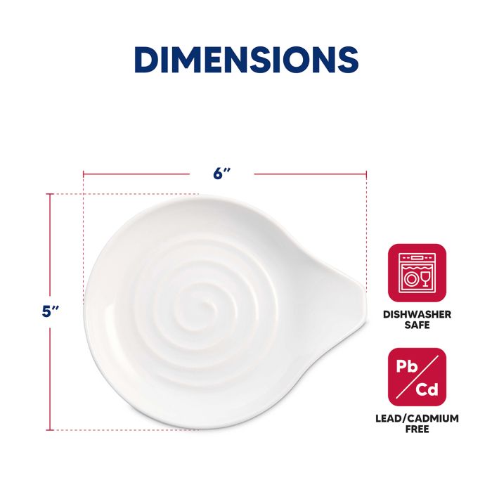 Matte Swirl Spoon Rest