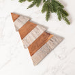Load image into Gallery viewer, Tree Shaped Marble and Wood Serving Board
