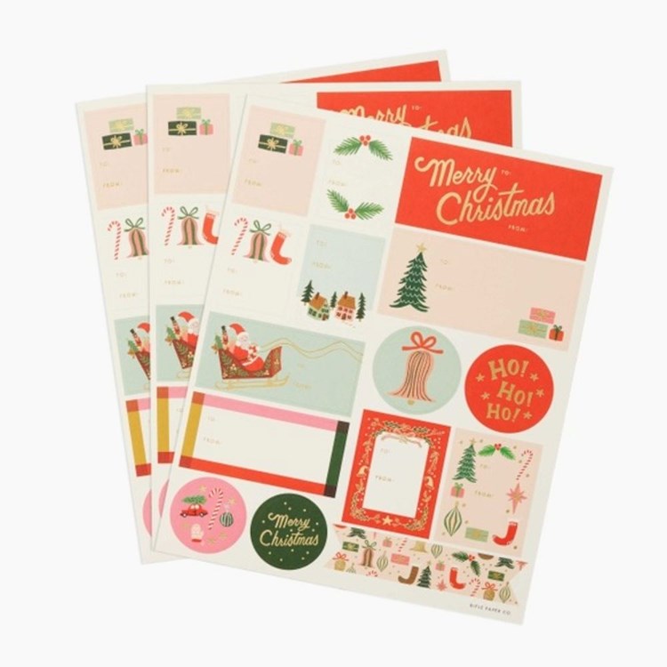 Deck the Halls Stickers and Labels