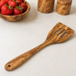 Load image into Gallery viewer, Olive Wood Slotted Spatula
