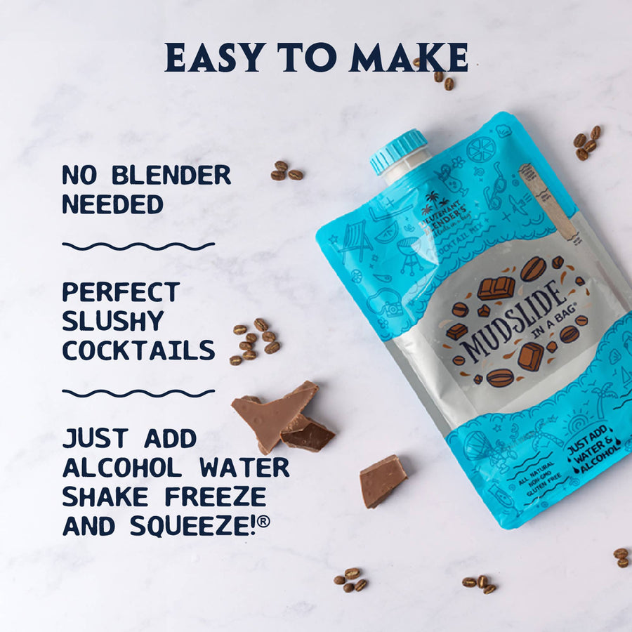 Mudslide Cocktail / Mocktail Slushie Mix