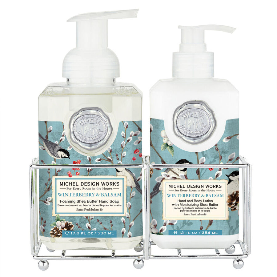 WINTERBERRY & BALSAM HANDCARE CADDY