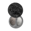 Load image into Gallery viewer, Black Marble Double Salt Cellar
