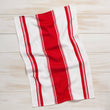 Load image into Gallery viewer, Symmetry Red Dishtowel
