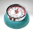 Load image into Gallery viewer, "Retro" Kitchen Timer Teal, 2.75" x 1.25"

