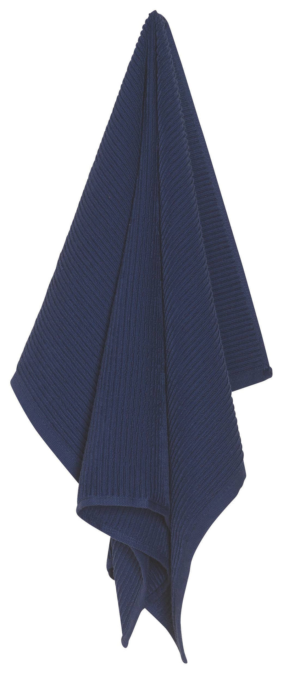 Ripple Indigo Turkish Cotton Dishtowel