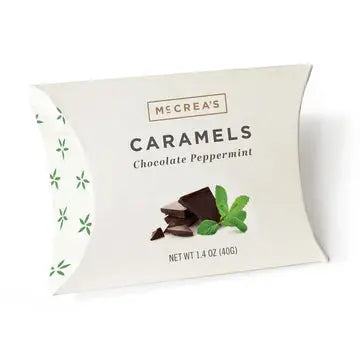 Chocolate Peppermint  caramels, 5 pieces
