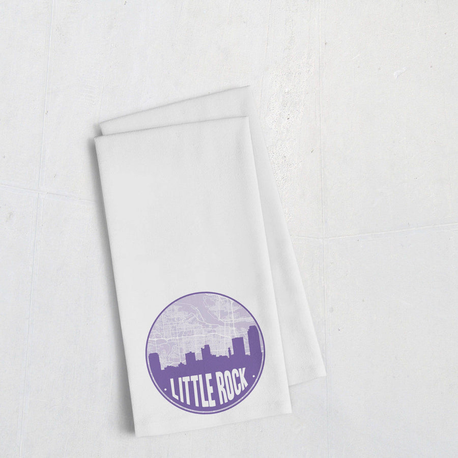 Little Rock AR city tea towel