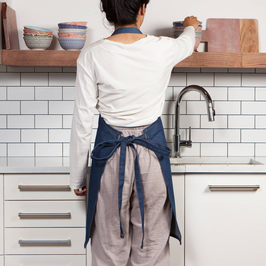 Denim Stonewash Chef Apron