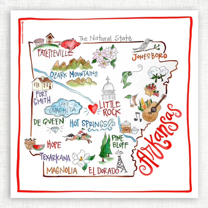 Arkansas Kitchen Towel