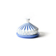 Load image into Gallery viewer, Iris Blue Burst Round Butter Dish
