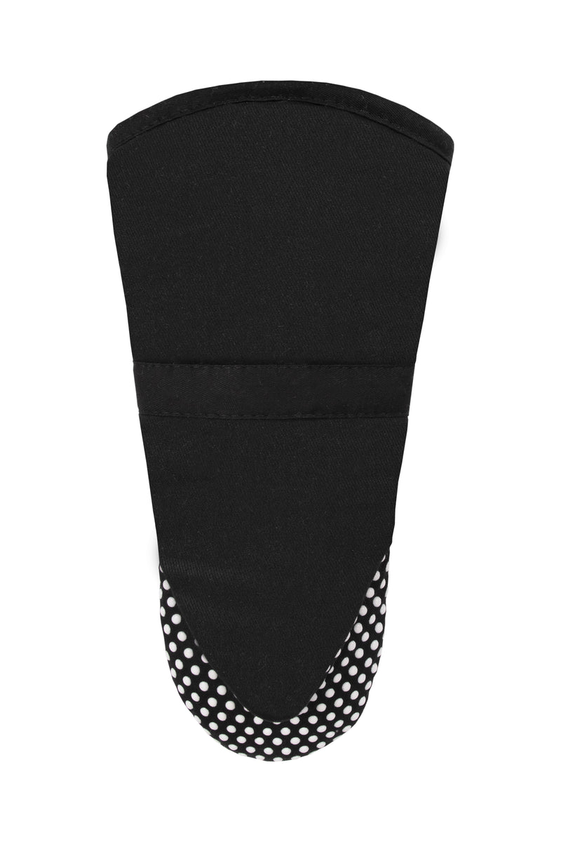 Black Silicon Oven Mitt