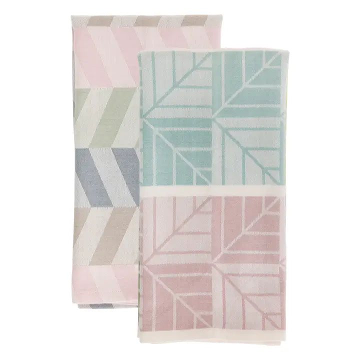Broken Chevron TEA TOWEL A