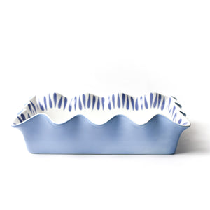 RUFFLE CASSEROLE 13"  IRIS DROP