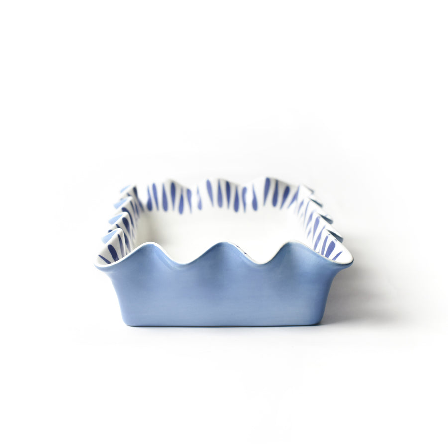RUFFLE CASSEROLE 13"  IRIS DROP
