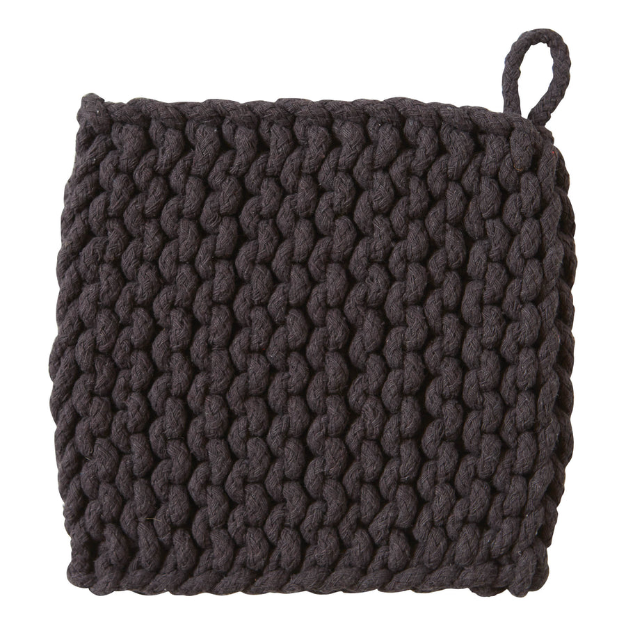 Crochet Trivet Black