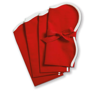 Scallop Napkin s/4
