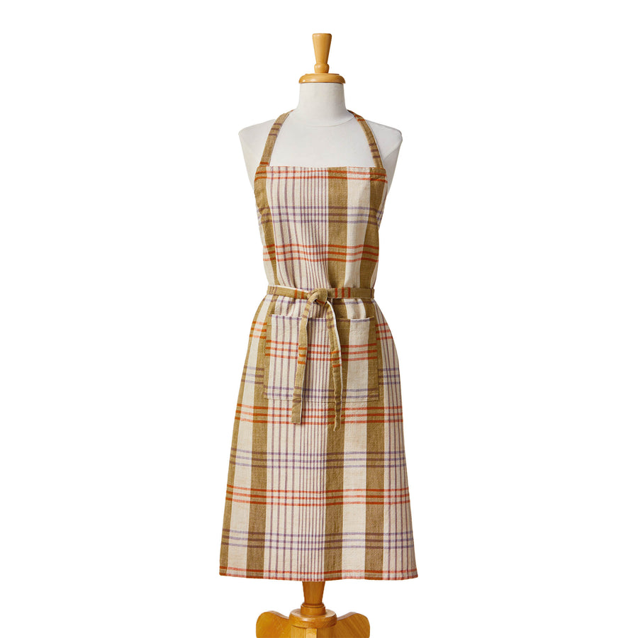 Autumnal Plaid Apron