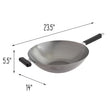 Load image into Gallery viewer, Joyce Chen Professional Series 14" Carbon Steel Wok
