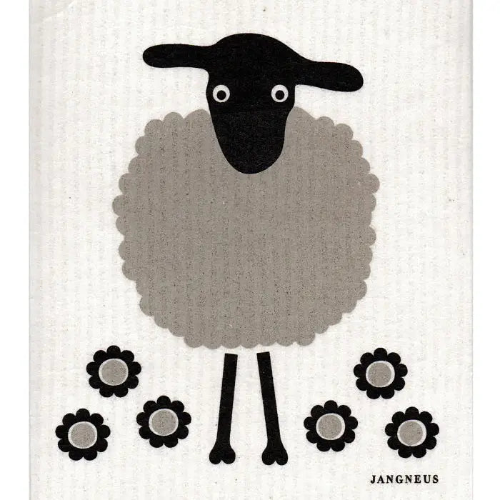 SWEDISH DISHCLOTH - SHEEP - Black