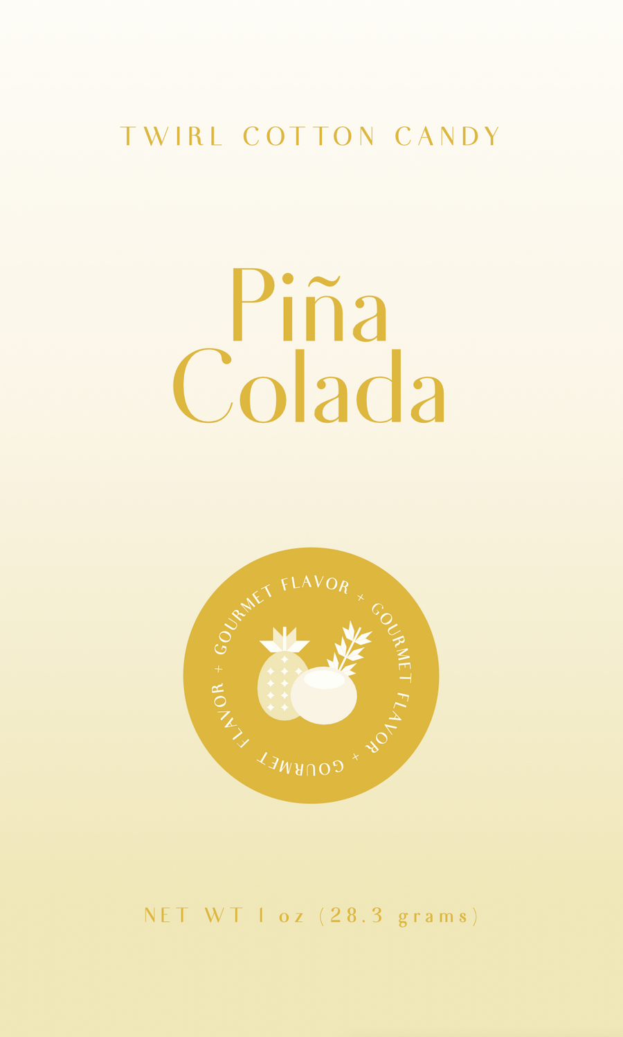 Twirl Cotton Candy - Pina Colada