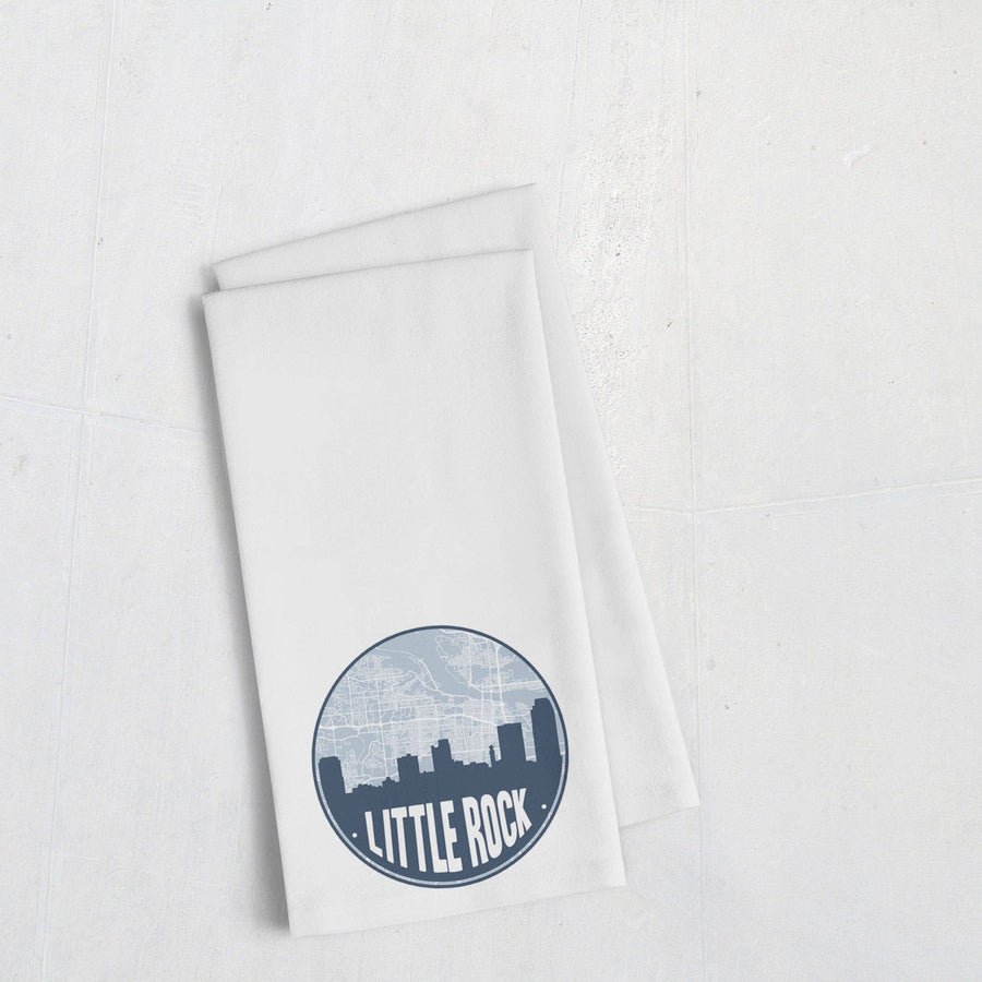 Little Rock AR city tea towel