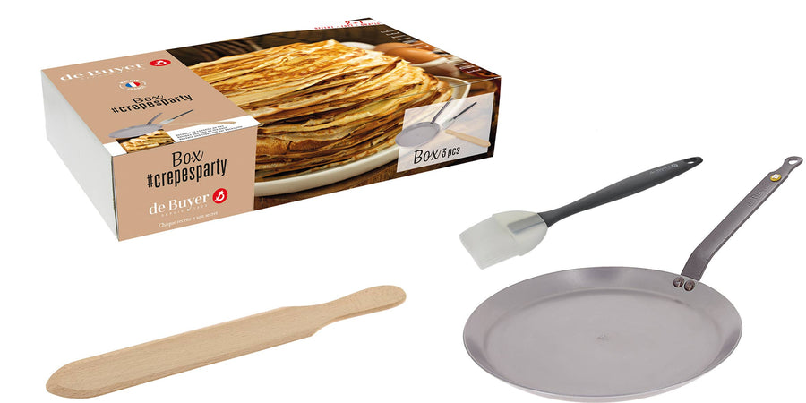MINERAL B Carbon Steel Crepe Party Box