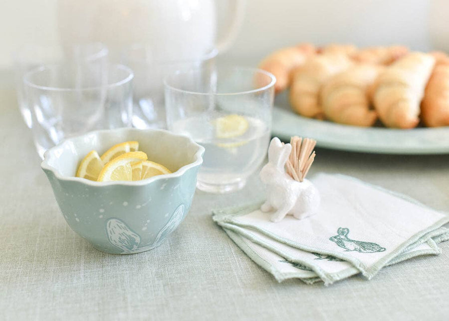 RABBIT RUFFLE APP BOWL