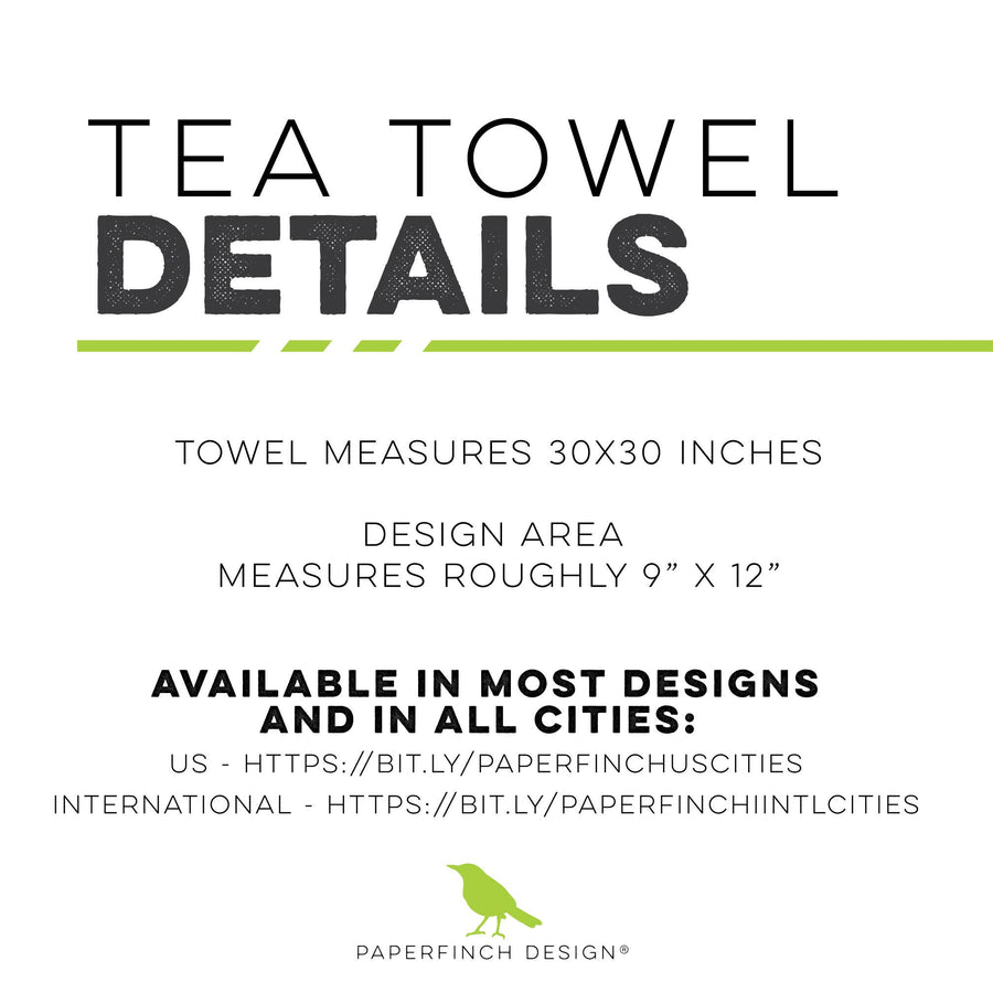 Arkansas "home" tea towel