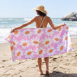 Load image into Gallery viewer, Callie Pink Reversible Eco Beach Towel
