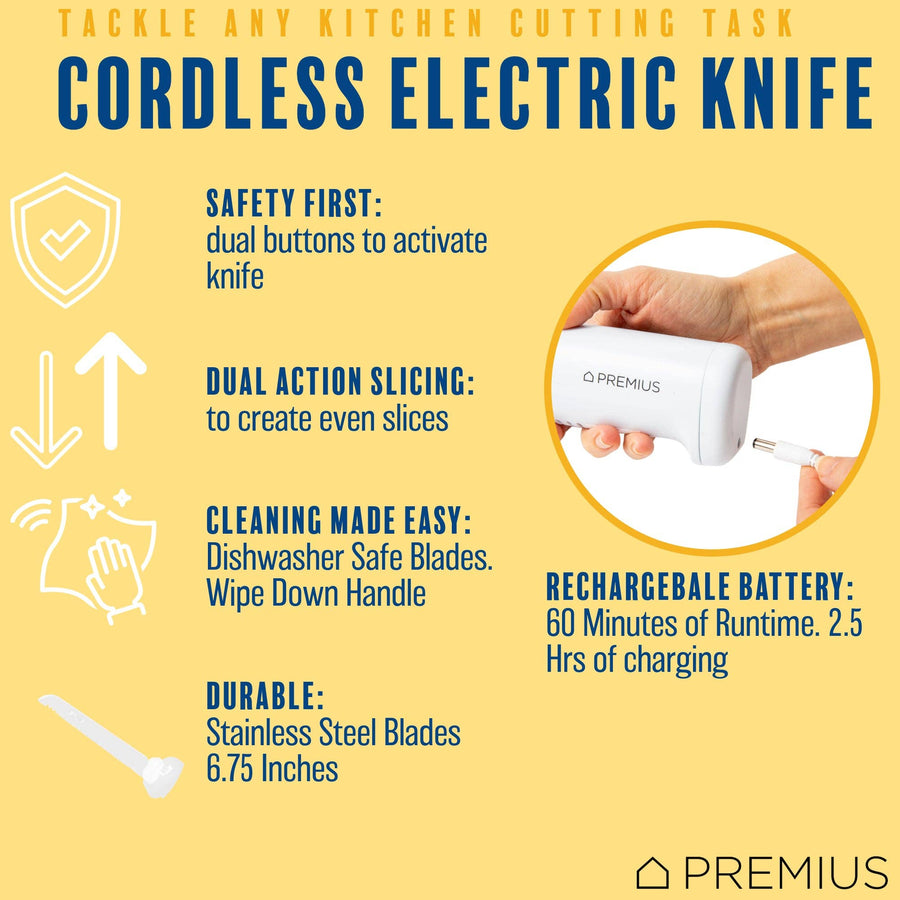 Rechargeable Cordless Electric Knife