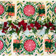 Load image into Gallery viewer, Jolly Holly Scalloped Rectangle Paper | Set of 24
